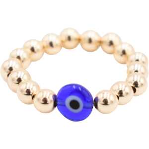 Oro Talis 14K gold-filled beads with Evil Eye
