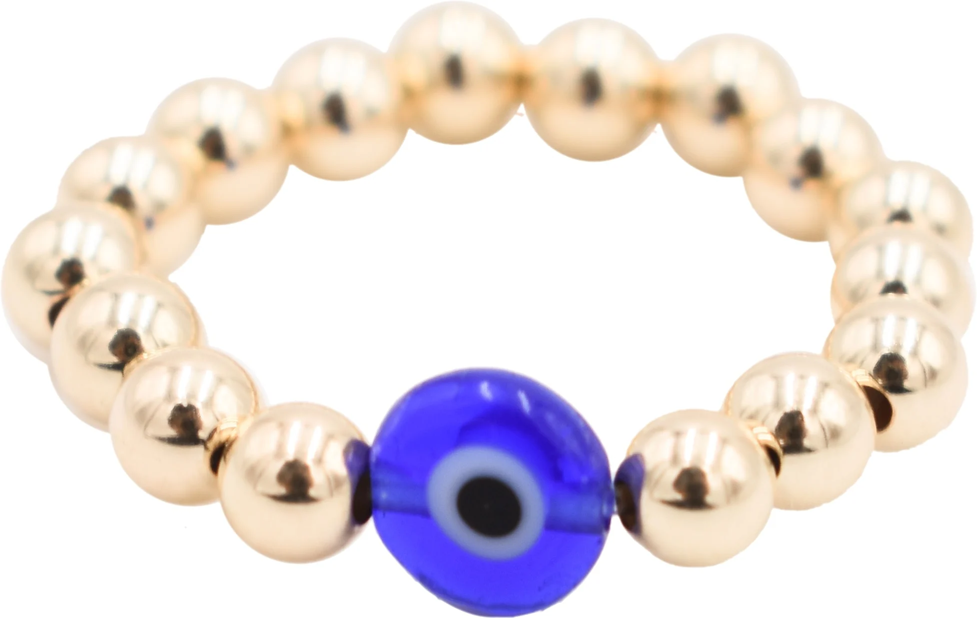 Oro Talis 14K gold-filled beads with Evil Eye